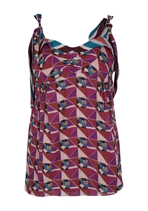 Marc Jacobs Vintage 2023 geometric-print top - Purple