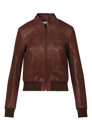The Row pocket zip-up jacket - Brown