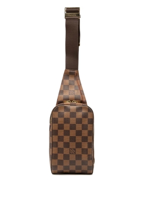 Louis Vuitton Pre-Owned 2003 Damier Ebene Geronimos crossbody bag - Brown