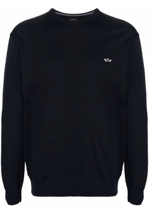 Paul & Shark shark-badge sweater - Blue
