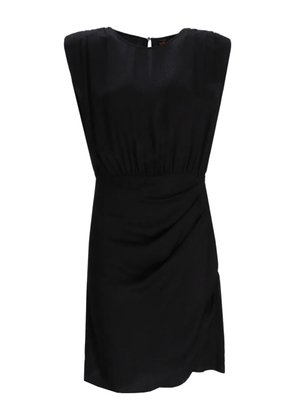 BOSS draped mini dress - Black