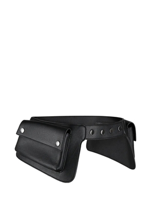 Manière De Voir front-pockets cargo belt bag - Black