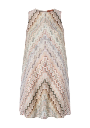 Missoni geometric-pattern mini dress - Neutrals