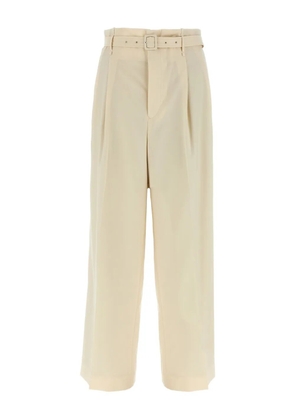 Auralee wool trousers - Neutrals