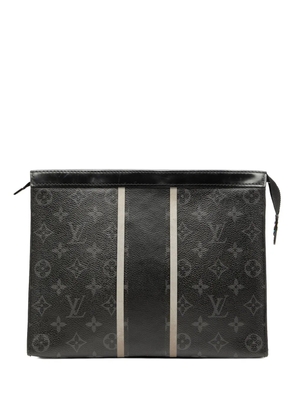 Louis Vuitton Pre-Owned 2017 Fujiwara Monogram Eclipse Flash Pochette Voyage MM clutch bag - Black