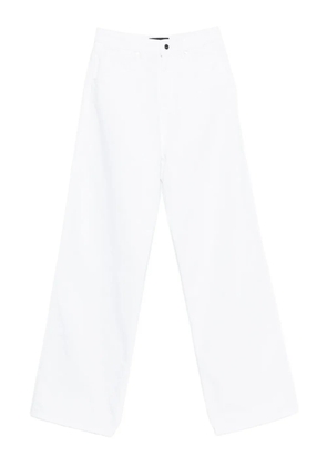 Kiton belt-loops jeans - White