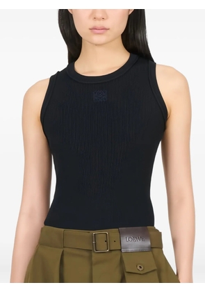 LOEWE ribbed anagram-logo tank top - Black