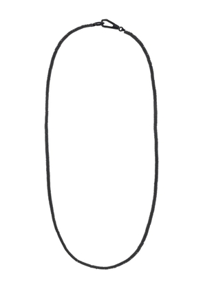 Walters Faith matte hematite beaded necklace - Black
