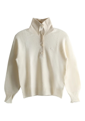 Lacoste buttoned sweater - Neutrals
