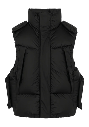 Juun.J ripstop padded gilet - Black