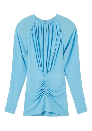 Stella McCartney drapped mini dress - Blue