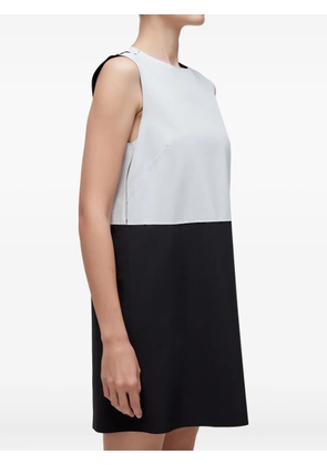 Osklen bicolor sleeveless shift mini dress - Black