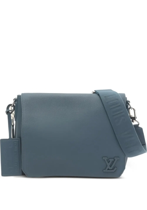Louis Vuitton Pre-Owned aerogram leather shoulder bag - Blue