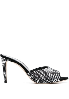 Paris Texas crystal-embellished sandals - Black