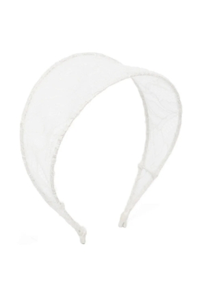 Jennifer Behr floral-lace headband - White