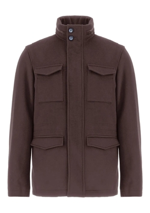 Herno flap-pocket jacket - Brown