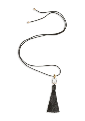 Jennifer Behr tassel francine necklace - Black