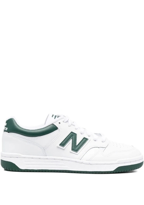 New Balance 480 logo-patch sneakers - White