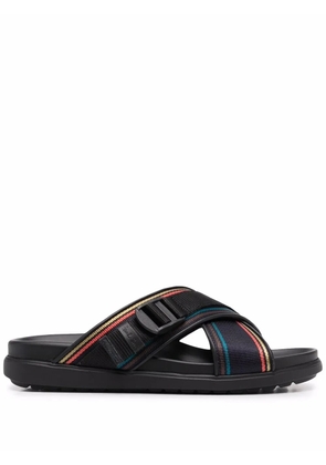 Paul Smith Corsini crossover sandals - Black