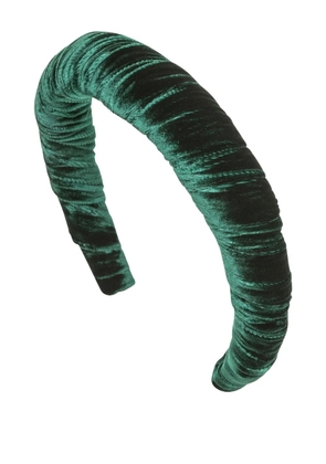 Jennifer Behr velvet irene headband - Green