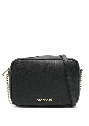Braccialini leather chain-strap cross body bag - Black