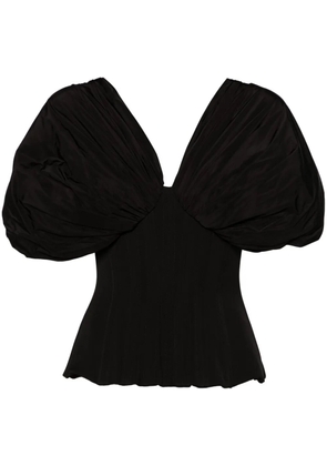 Rhea Costa ruched top - Black