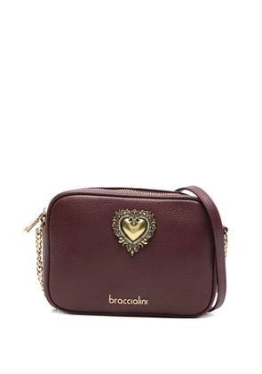 Braccialini Jinny logo chain cross body bag - Red