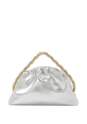 Vanina Romeo crystal-embellished clutch - Silver