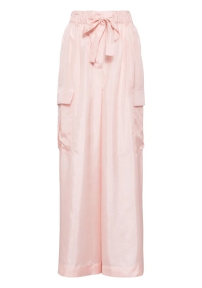 ZIMMERMANN Halliday silk cargo trousers - Pink
