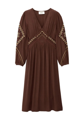 Ba&Sh Tany embroidered dress - Brown