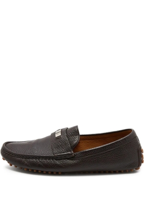 Gucci Pre-Owned leather loafers - Brown