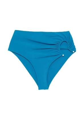 Christopher Esber ring-detail high-waisted bikini bottoms - Blue