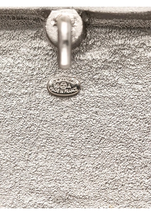 CHANEL Pre-Owned 1999 Silver Logo Square Brooch costume brooch