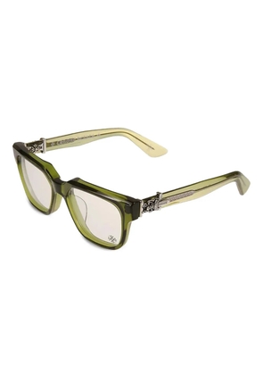 Chrome Hearts Vagillionaire II square-frame glasses - Green