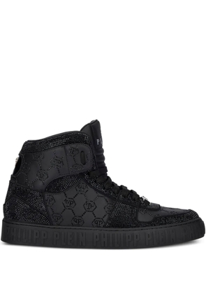 Philipp Plein Carson monogram sneakers - Black