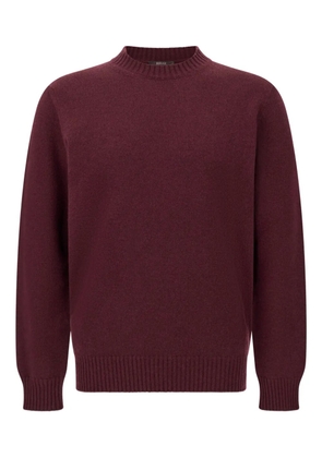 Boggi Milano crew-neck pullover - Red