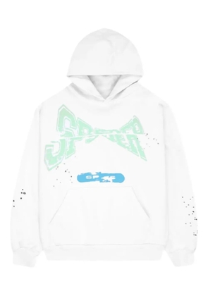 SP5DER Racing hoodie - White