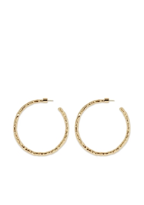 Jennifer Fisher Hailey hammered hoop earrings - Gold