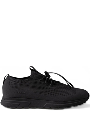 Prada Prax elasticated-lace logo sneakers - Black