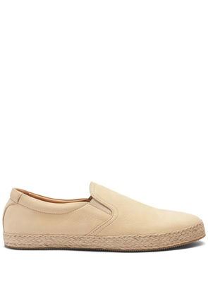 Scarosso Miguel slip-on leather espadrilles - Neutrals
