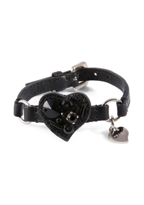 Prada Pre-Owned 2000s heart bracelet - Black