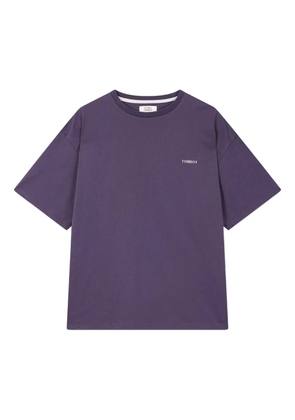 STUDIO TOMBOY logo-print T-shirt - Purple