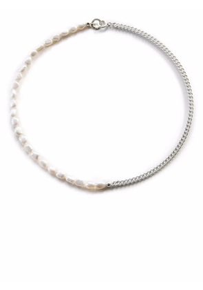 NORMA JEWELLERY Phoenix silver and pearl necklace