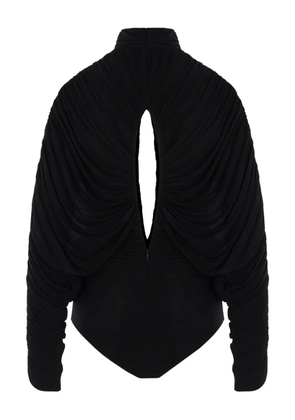 FRANCESCO MURANO cut-out draped bodysuit - Black