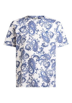 ETRO leafy paisley motif T-Shirt - White