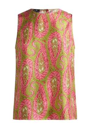 ETRO paisley-motif top - Pink