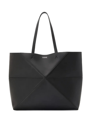LOEWE Puzzle Fold Horizontal shoulder bag - Black