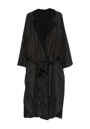 Daniela Gregis reversible belted coat - Black