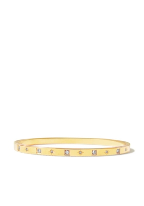 HZMER JEWELLERY rhinestone-embellished bangle - Gold