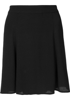 Reformation Flounce high-waist miniskirt - Black